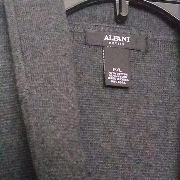 Alfani cotton blend blazer, Sz Large Petit - Picture 3 of 5